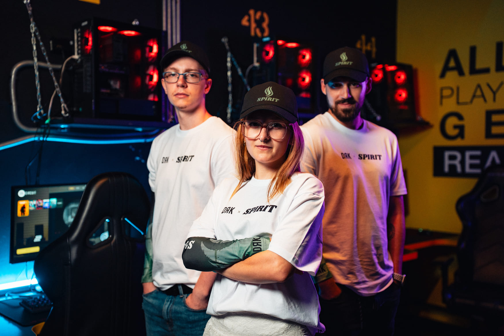 A DRK és a Spirit Esports kollaboráció modelljei